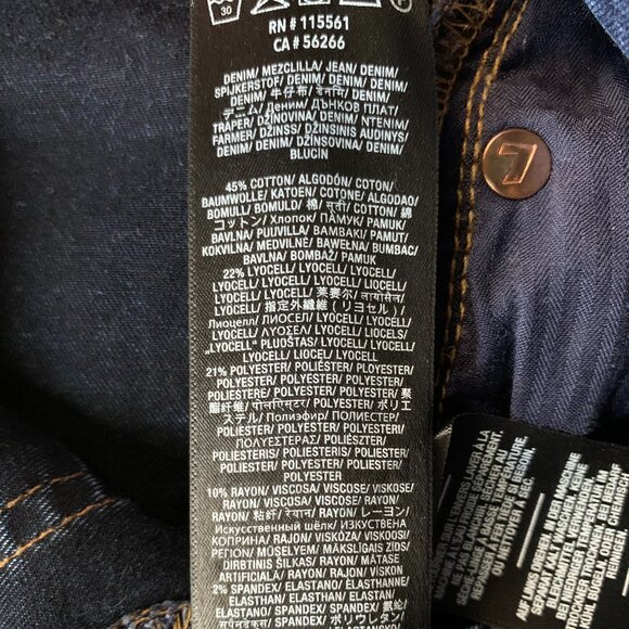 7 For All Mankind Roxanne Ankle Mid Rise Jeans Sz27 - Picture 15 of 15